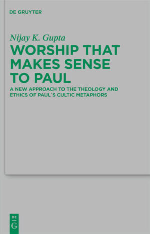 This book examines Paul’s use of temple, priesthood, and sacrificial metaphors from a cognitive and socio-literary perspective. The final conclusion of a number of scholars in this area of research is that Paul’s cultic metaphors have the theological and rhetorical purpose of encouraging community formation and moral living. Such evaluations, however, often take place without paying sufficient attention to the complexity of Paul’s cultic imagery as well as, from a methodological standpoint, what metaphors are and how they are used in thinking and communicating. Utilizing the tools and insights of conceptual metaphor theory, this study seeks to approach this topic afresh by attending to how metaphors constitute a necessary platform of cognition. Thus, they have world-constructing and perception-transforming utility. In this study, we conclude that, far from being merely about ethics or ecclesiology, Paul’s cultic metaphors act as vehicles for communicating his ineffable theology and ethical perspective. By anchoring his converts’ new experiences in Christ to the world of ancient cult, and its familiar set of terms and concepts, he was attempting to re-describe reality and develop a like-minded community of faith by articulating logikē latreia-'worship that makes sense'.