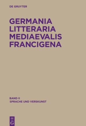 Germania Litteraria Mediaevalis Francigena: Sprache und Verskunst | Bundesamt für magische Wesen