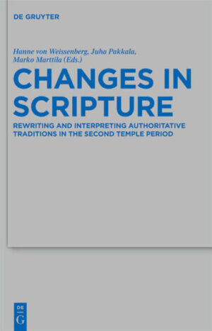 The articles in this volume investigate changes in texts that became to be regarded as holy and unchangeable in Judaism and Christianity. The volume seeks to draw attention to the “empirical” evidence from Qumran, the Septuagint as well as from passages in the Hebrew Scriptures that have been shaped by the use of other texts. The contributions are divided into three main sections: The first section deals with methodological questions concerning textual changes. The second section consists of concrete examples from the Hebrew Bible, Qumran and Septuagint on how the texts were changed, corrected, edited and interpreted. The contributions of the third section will investigate the general influence and impact of Deuteronomistic ideology and phraseology on later texts.