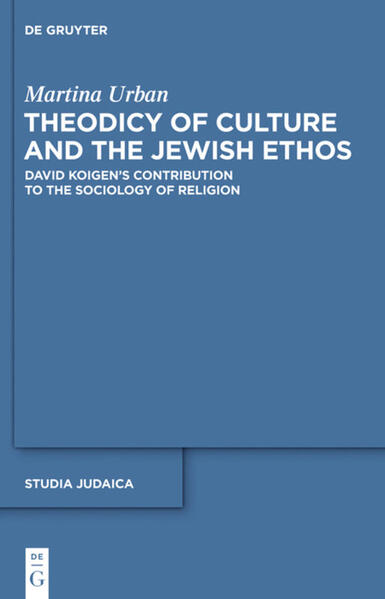 This volume presents the theory of culture of the Russian‑born German Jewish social philosopher David Koigen (1879-1933). Heir to Hermann Cohen’s neo‑Kantian interpretation of Judaism, he transforms the religion of reason into an ethical Intimitätsreligion. He draws upon a great variety of intellectual currents, among them, Max Scheler’s philosophy of values, the historical sociology of Max Weber, the sociology of religion of Émile Durkheim, Ernst Troeltsch and Georg Simmel and American pragmatism. Influenced by his personal experience of marginality in German academia yet the same time unconstrained by the dictates of the German Jewish discourse, Koigen shapes these theoretical strands into an original argument which unfolds along two trajectories: theodicy of culture and ethos. Distinguished from ethics, ethos identifies the non-formal factors that foster a group’s sense of collective identity as it adapts to continuous change. From a Jewish perspective, ethos is grounded in the biblical covenant as the paradigm of a social contract and corporate liability. Although the normative content of the covenantal ethos is subject to gradual secularization, its metaphysical and existential assumptions, Koigen argues, continue to inform Jewish self-understanding. The concept of ethos identifies the dialectic of tradition as it shapes Jewish religious consciousness, and, in turn, is shaped by the evolving cultural and axiological sensibilities. In consonance, Jewish identity cannot be reduced to ethnicity or a purely secular culture. Urban develops these fragmentary and inchoate theories into a sociology of religious knowledge and suggests to read Koigen not just as a Jewish sociologist but as the first sociologist of Judaism who proposes to overcome the dogmatic anti-metaphysical stance of European sociology.