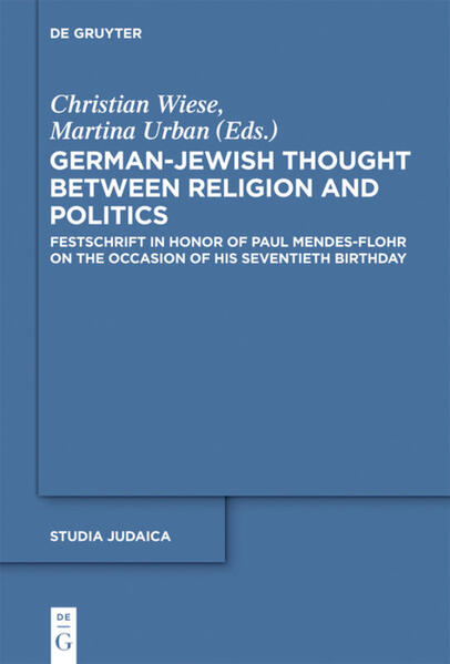 Since the Enlightenment period, German-Jewish intellectuals have been prominent voices in the multi-facetted discourse on the reinterpretation of Jewish tradition in light of modern thinking. Paul Mendes-Flohr, one of the towering figures of current scholarship on German-Jewish intellectual history, has made invaluable contributions to a better understanding of the religious, cultural and political dimensions of these thinkers’ encounter with German and European culture, including the tension between their loyalty to Judaism and the often competing claims of non-Jewish society and culture. This volume assembles essays by internationally acknowledged scholars in the field who intend to honor Mendes-Flohr’s work by portraying the abundance of religious, philosophical, aesthetical and political aspects dominating the thinking of those famous thinkers populating German Jewry's rich and complex intellectual world in the modern period. It also provides a fresh theoretical outlook on trends in Jewish intellectual history, raising new questions concerning the dialectics of assimilation. In addition to that, the volume sheds light on thinkers and debates that hitherto have not been accorded full scholarly attention.