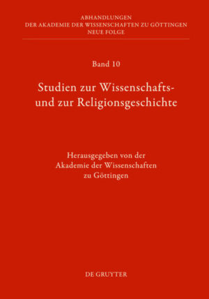 Studien zur Wissenschafts- und zur Religionsgeschichte | Bundesamt für magische Wesen