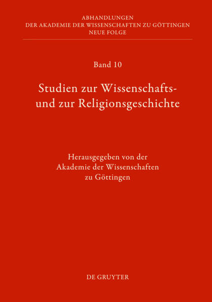 Studien zur Wissenschafts- und zur Religionsgeschichte | Bundesamt für magische Wesen