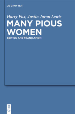 This work is of importance to anyone with an interest in whether women, especially Jewish Ashkenazic women, had a Renaissance. It details the participation in the Querelle des Femmes and Power of Women topos as expressed in this hagiographic work on the lives of biblical women including the apocryphal Judith. The Power of Women topos is discussed in the context of the reception of the Amazon myth in Jewish literature and the domestication of powerful female figures. In the Querelle our author pleads with husbands for generosity and respect for their wives’ piety. Whether women living in the Renaissance experienced a renaissance is a debate raging since Joan Kelly raised the possibility that this historic phenomenon essentially did not affect women. The question is raised with reference to the women depicted in Many Pious Women. These topics find their expression in a richly annotated translation with extensive introductory essays of a unique 16th-century manuscript in Western Yiddish (Judeo-German) written in Italy. The text will also be useful to scholars of the history of Yiddish and theorists of its development. Women everywhere, gender and Renaissance scholars, Yiddishists and linguists will all welcome this work now available for the very first time in the original text with an English translation.