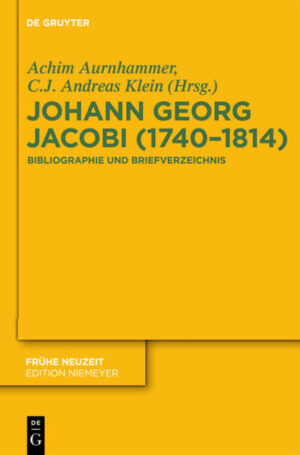 Johann Georg Jacobi (17401814) | Bundesamt für magische Wesen