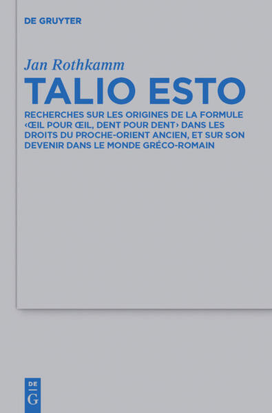 This study seeks to clarify the principle of talionic justice beginning with its first historical manifestations in the legal systems of the Ancient Near East. Itattempts to show that talionic justice was not simply a theory of punishment, but also existed as a restorative justice model. The argument for this interpretation of the talionic formula rests on analysis of the salient Biblical verses in the light of the cuneiform models and also utilizes more recent evidence from the Mediterranean region dating from the first centuries of the Christian era. Talionic justice emerges as a complete and constructive principle of justice from the time of its inception, one that cannot be reducedsolely to its punitive elements.