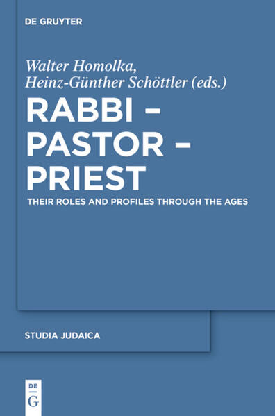 Both Judaism and Christianity have authorized clergy, charged with fulfilling a multitude of tasks in their respective communities. They teach, provide pastoral care, and preach. They lead worship, hold services and offer counseling regarding all aspects of life. They perform religious rites at the beginning and end of life as well as in-between. They make decisions regarding religious questions, serve as administrators, and possibly even mediate ‛between heaven and earth’. The concrete forms of realization and the functions of the office are not only defined through theological specification but are also subject to trends and influences. This in turn leads to constant change and adaptation.