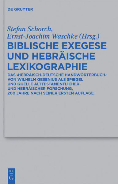 Im Jahre 2010 jährte sich das Erscheinen des „Hebräisch-deutschen Handwörterbuches“ von Wilhelm Gesenius (1786-1842) zum 200. Male. Es gibt kaum wissenschaftliche Werke, die einen so intensiven und nachhaltigen Einfluß auf die alttestamentliche Bibelexegese, die hebräische Lexikographie und die semitistische Sprachwissenschaft ausgeübt haben wie dieses Wörterbuch. Nach Gesenius’ Tod zeichneten seit der 5. Auflage 1857 neue und wechselnde Bearbeiter für die Neuausgaben verantwortlich, und so ist das seit 1810 in bisher 18 Auflagen erschienene Gesenius-Wörterbuch nicht nur eine Quelle, sondern ein Spiegel bedeutender Entwicklungen in den beteiligten Fächern. Die insgesamt 33 Beiträge des Sammelbandes gehen diesen verschiedenen Aspekten aus alttestamentlicher, hebraistischer, aramaistischer, judaistischer, semitistischer und forschungsgeschichtlicher Sicht nach.