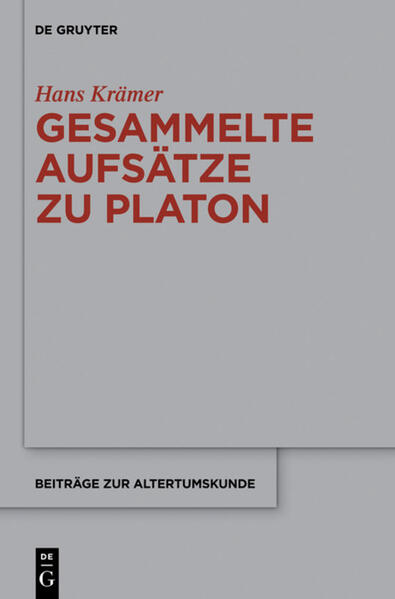 Gesammelte Aufsätze zu Platon | Bundesamt für magische Wesen