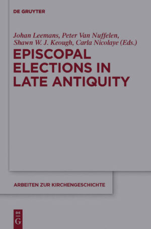 The present volume contributes to a reassessment of the phenomenon of episcopal elections from the broadest possible perspective, examining the varied combination of factors, personalities, rules and habits that played a role in the process that eventually resulted in one specific candidate becoming the new bishop, and not another. The importance of episcopal elections hardly needs stating: With the bishop emerging as one of the key figures of late antique society, his election was a defining moment for the local community, and an occasion when local, ecclesiastical, and secular tensions were played out. Building on the state of the art regarding late antique bishops and episcopal election, this volume of collected studies by leading scholars offers fresh perspectives by focussing on specific case-studies and opening up new approaches. Covering much of the Later Roman Empire between 250-600 AD, the contributions will be of interest to scholars interested in Late Antique Christianity across disciplines as diverse as patristics, ancient history, canon law and oriental studies.