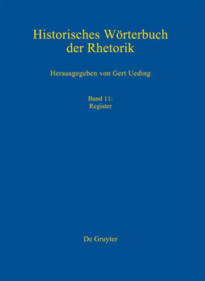 Historisches Wörterbuch der Rhetorik: Register | Bundesamt für magische Wesen