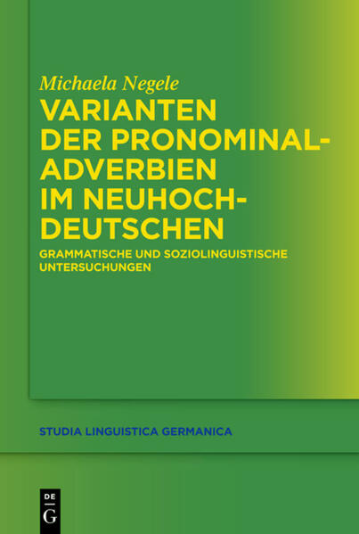 Varianten der Pronominaladverbien im Neuhochdeutschen | Bundesamt für magische Wesen