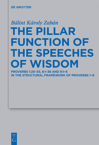 This work examines the relationship of the speeches of Wisdom to one another and with the rest of Proverbs 1-9. This rapport between the speeches is expounded in the close reading chapters and is also scrutinized from the perspective of their genre definition. In turn, it is suggested that the affinities between the speeches and parental instructions of Proverbs 1-9, point towards viewing the speeches as a component genre, called instruction by Wisdom within the framing genre parental wisdom instruction. Furthermore, it is proposed that the path, house and treasure imageries function as cohesive and unifying elements in the structure of Proverbs 1-9. All these features offer the conclusion that the speeches, in relation to each other and the rest of the material, exhibit the emphatic signs of a successful literary composition, even if stages of redaction are accepted in their editing. Therefore, they function as framing pillars in the structure of Proverbs 1-9. In terms of their overall focus and message, the speeches reflect careful and meaningful designing, notably considering the tripartite formula of temptation, enticement and desirability.