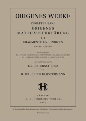 This title from the De Gruyter Book Archive has been digitized in order to make it available for academic research. It was originally published under National Socialism and has to be viewed in this historical context. Learn more .>