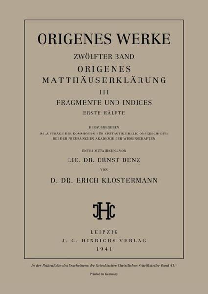 This title from the De Gruyter Book Archive has been digitized in order to make it available for academic research. It was originally published under National Socialism and has to be viewed in this historical context. Learn more .>