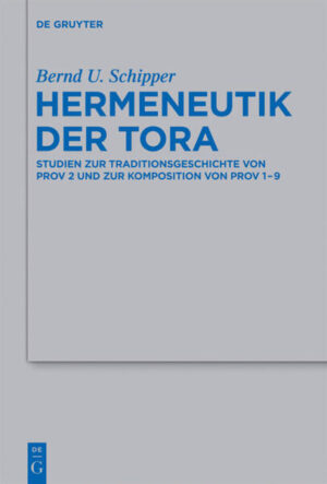 In der gegenwärtigen Diskussion um den Status der Tora in der nachexilischen Zeit spielt das Proverbienbuch so gut wie keine Rolle. Demgegenüber hat die ältere Forschung immer wieder auf punktuelle Verbindungen zwischen dem Proverbienbuch und dem Deuteronomium sowie anderen Texten (Ps 119