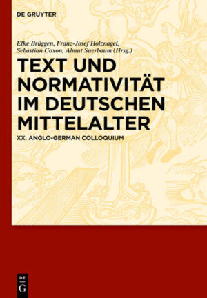Text und Normativität im deutschen Mittelalter | Bundesamt für magische Wesen