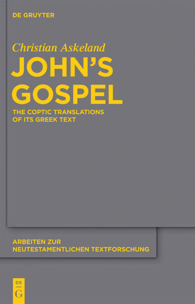 This monograph explores the history of the Koptologie tradition of John’s gospel, considering when these ancient Egyptian witnesses are profitable for determining the earliest readings of their Greek source text. The standard critical edition of the Greek New Testament cites the Koptologie versions no fewer than 1,000 times in John’s gospel. For these citations, that edition references six dialectally distinct Koptologie translations: the Achmimic, Bohairic, Lycopolitan (Subachmimic), Middle Egyptian Fayumic, Proto-Bohairic, and Sahidic versions. In addition to examining these, this project considers newly published texts from the Fayumic and Middle Egyptian traditions. Apart from a pivotal article on Koptologie and New Testament textual criticism by Gerd Mink in 1972, Coptological research has progressed with only limited contact with Greek textual criticism. The discovery of various apocryphal Christian texts in Koptologie translations has further diverted attention from Greek textual criticism. This project contributes to this subject area by applying recent advances in Koptologie, and exploring the various facets of the Koptologie translations. In particular, the monograph investigates (1) translation technique, (2) Greek-Koptologie linguistic differences, (3) the reliability of the Koptologie manuscript tradition, (4) the relationships between the Koptologie versions, and (5) relevant contributions from the scholarly community. John’s gospel is extant in more Koptologie dialectal versions than any other biblical text. As a result, the gospel offers unique insight into the nature of the ancient Egyptian Christian communities.