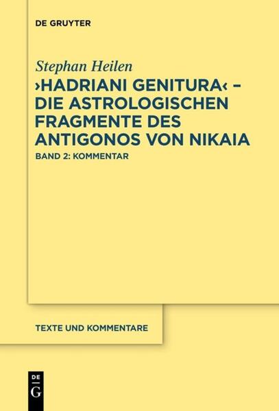 "Hadriani genitura"  Die astrologischen Fragmente des Antigonos von Nikaia | Bundesamt für magische Wesen