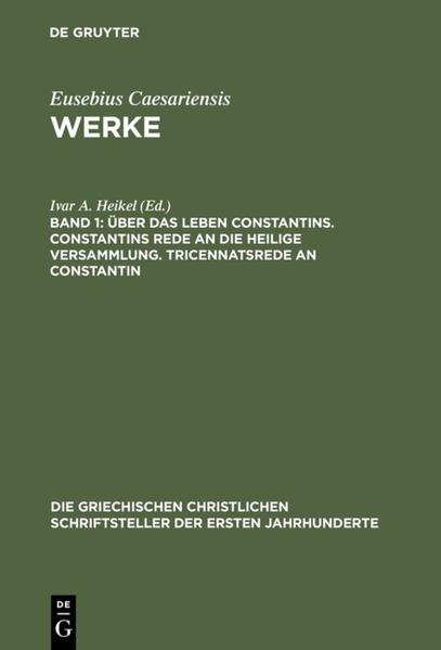 The series of Greek Christian Writers of the First Centuries AD (GCS) started in Leipzig in 1897, then moved to Berlin, and to Walter de Gruyter in 2001 and has been publishing the results of the Academy Project ”Greek Christian Writers”, which was launched in the then Royal Prussian Academy and has been continued by the Berlin-Brandenburg Academy. It publishes large critical editions with historically-oriented introductions and indexes of those works which originated in the Graecophone part of the ancient Christian Roman Empire and have not been included in the other major series of editions. The objective is to provide complete coverage of the first three centuries.