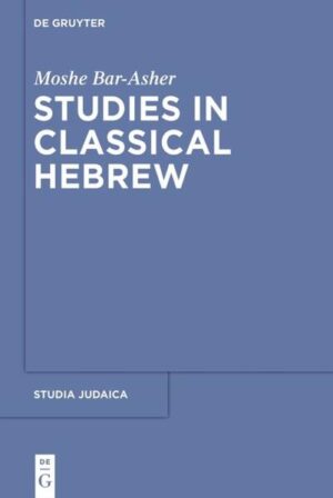 Professor Moshe Bar-Asher, Professor Emeritus at the Hebrew University and long-time president of the Academy of the Hebrew Language, has published more than 200 articles and sixteen books and edited aboout 90 books and collections. The vast majority of his work has been accessible, however, only to specialists who read modern Hebrew or French. Bar-Asher’s groundbreaking articles on the dialects of rabbinic literature are classics. In more recent years he has brought the same breadth and depth of grammatical knowledge, and philological acumen, to the study of older classical Hebrew texts, including literary and epigraphic texts.This volume presents studies of individual words and verses within the Bible, as well as broader thematic discussions of biblical language and its long reception-history, down through medieval scribes and modern lexicographers. Also represented are Bar-Asher’s penetrating studies of Qumran texts and languages, which illuminate both the linguistic traditions reflected in these texts and the scribal culture from which they emerged. The third section contains studies of Mishnaic Hebrew. There are both sweeping surveys of the field and its accomplishments and challenges, and studies of specific phonological, morphological, syntactic and lexical features.