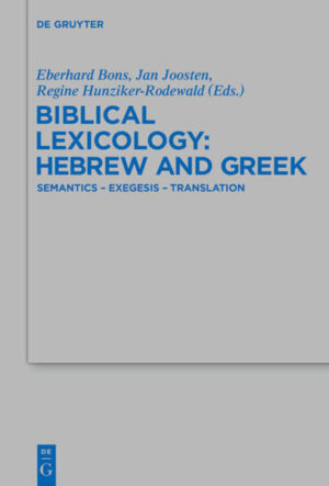 Lexicography, together with grammatical studies and textual criticism, forms the basis of biblical exegesis. Recent decades have seen much progress in this field, yet increasing specialization also tends to have the paradoxical effect of turning exegesis into an independent discipline, while leaving lexicography to the experts. The present volume seeks to renew and intensify the exchange between the study of words and the study of texts. This is done in reference to both the Hebrew source text and the earliest Greek translation, the Septuagint. Questions addressed in the contributions to this volume are how linguistic meaning is effected, how it relates to words, and how words may be translated into another language, in Antiquity and today. Etymology, semantic fields, syntagmatic relations, word history, neologisms and other subthemes are discussed. The main current and prospective projects of biblical lexicology or lexicography are presented, thus giving an idea of the state of the art. Some of the papers also open up wider perspectives of interpretation.