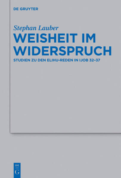 Die Elihu-Reden in Ijob 32-37 sind eine erste Interpretation und Kommentierung der Dialogdichtung. In der Auslegungsgeschichte werden sowohl die literarische Eigenart als auch der theologische Beitrag zum Ijob-Problem kontrovers beurteilt.Die Studie zieht zunächst eine Bilanz der bisherigen Forschung und legt vor diesem Hintergrund eine eigene Literar- und Kompositionskritik und Strukturanalyse vor. Dabei erweist sich der Komplex als redaktionelle Verbindung ursprünglich selbständiger Einheiten, der auf der Endtextebene mit der Verbindung konträrer Weisheitskonzepte eine Art Kompendium aus Dialogdichtung und Gottesreden bietet. Die theologische Gesamtaussage der Komposition ist damit subtiler und anspruchsvoller, als dass ihr die immer wieder unternommene Etikettierung als Restitution orthodoxer Positionen gerecht werden könnte.Theologische Bedeutung hat auch die (u.a. durch den Vergleich mit einem Text des griechischen Rhetorikers Isokrates gewonnene) gattungskritische Einordnung des Einleitungskapitels als hellenistisches Proömium: Entgegen der häufig vertretenen Interpretation beabsichtigt die Präsentation Elihus keine Ironisierung und Dekonstruktion seiner textuellen Rolle, sondern signalisiert deutlich den Anspruch, als gewichtige Stimme in der Diskussion des Buches wahrgenommen zu werden.