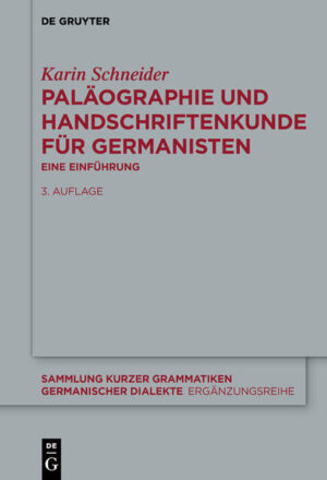 Paläographie und Handschriftenkunde für Germanisten | Bundesamt für magische Wesen