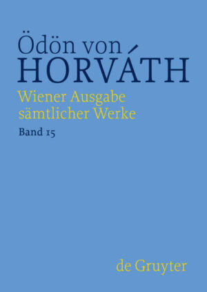 Mit seinem Roman Jugend ohne Gott, der im Oktober 1937 im Amsterdamer Exil-Verlag Allert de Lange erschienen ist, etablierte sich Horváth nicht nur als antifaschistischer Autor, sondern erlangte auch internationale Reputation. Der Roman wurde bald nach dem Erscheinen in zahlreiche Sprachen übersetzt. Der vorliegende Band zeigt die Genese des Buches aus seinen beiden Vorarbeiten. Einerseits ist dies das Schülerdrama Der Lenz ist da! von 1934, das an Wedekinds Frühlings Erwachen anknüpft und bereits ein Jungen-Zeltlager, ein Mädchen-Ferienlager und eine Diebesbande enthält. Bei der zweiten Vorarbeit, die als unmittelbare Vorstufe des Romans angesehen werden muss und auf das Jahr 1936 datiert, handelt es sich um das Romanprojekt Auf der Suche nach den Idealen der Menschheit, in dem Horváth die Lehrerfigur entwickelt. Das genetische Konvolut zu dem Werkprojekt ist aufgrund von Überlieferungsverlusten äußerst schmal. Der Band enthält die beiden einzigen überlieferten und bis dato unbekannten Blätter aus der eigentlichen Werkgenese des Romans. Mangels eines Manuskripts aus Horváths Hand basiert die Endfassung des Romans auf dem Erstdruck. So wird der heute im (Schul-)Kanon fest verankerte Roman ohne die sinnstörenden Fehler späterer Ausgaben lesbar.