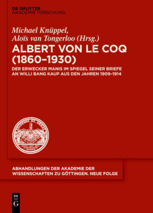 Albert von le Coq (1860-1930) - Der Erwecker Manis | Bundesamt für magische Wesen