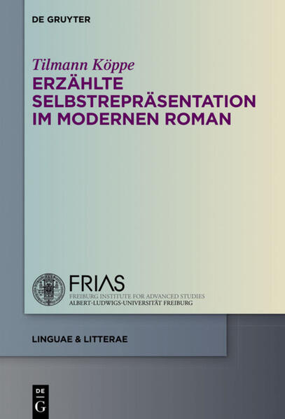 Erzählte Selbstrepräsentation im modernen Roman | Bundesamt für magische Wesen