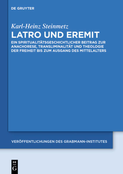 Die Anregung zu diesem Buch verdankt sich einem erstaunlichen Textbefund: Wer die klassischen Texte des Mönch- und Eremitentums sowie der Bettelorden oder spätantike und mittelalterliche Heiligenlegenden aufmerksam liest, stößt immer wieder auf latrones-auf outlaws, die mit Eremiten, Mönchen und Brüdern sowie mit der Gesellschaft insgesamt interagieren und sie provozieren. Die Tatsache, dass dieses latro-Motiv schon im Alten Testaments begegnet und Jesus auf Golgotha zwischen zwei latrones hingerichtet wird, macht es mehr als unwahrscheinlich, dass es sich bei diesem Motiv lediglich um ein rhetorisches Zubehör theologischer Texte handelt: Das Motiv entpuppt sich bei genauem Hinsehen als eine theologische Schnittstelle, auf der die Freiheitsbegabung des Menschen narrativ entfaltet wird. Der spiritualitätsgeschichtliche Rundgang der Habilitationsschrift untersucht latrologische Themen des Alten und Neuen Testaments, der anachoretischen Bewegung des Ostens und des frühen Mittelalters