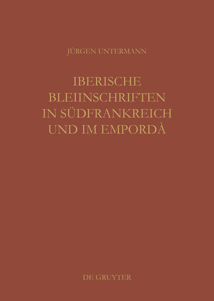 Iberische Bleiinschriften in Südfrankreich und im Empordà | Bundesamt für magische Wesen