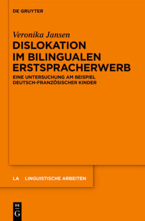 Dislokation im bilingualen Erstspracherwerb | Bundesamt für magische Wesen