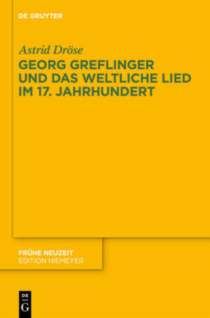 Georg Greflinger und das weltliche Lied im 17. Jahrhundert | Bundesamt für magische Wesen