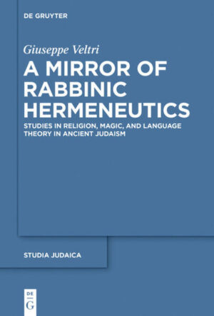 Rabbinic hermeneutics in ancient Judaism reflects this multifaceted world of the text and of reality, seen as a world of reference worth commentary. As a mirror, it includes this world but perhaps also falsifies reality, adapting it to one's own aims and necessities. It consists of four parts:Part I, considered as introduction, is the description of the "Rabbinic Workshop" (Officina Rabbinica), the rabbinic world where the student plays a role and a reformation of a reformation always takes place, the world where the mirror was created and manufactured. Part II deals with the historical environment, the world of reference of rabbinic Judaism in Palestine and in the Hellenistic Diaspora (Reflecting Roman Religion)