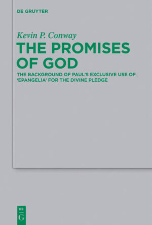 This study is the first to investigate why Paul makes exclusive use of 'epangelia' for the divine pledge when referring to the Abrahamic covenant, a usage of the term never found in the OT-LXX. After examining Jewish writings and Greek literature of the classical and Hellenistic periods, this study demonstrates that Paul is rather unique in his exclusive use of the 'epangelia' word group for the divine pledge and for using the term predominantly in reference to the Abrahamic promises. This exclusive usage is further deemed unexpected in that the 'horkos' and 'omnymi' lexemes are by far the terms most commonly associated with God's promises to Abraham in the OT, the literature with which Paul was most familiar. The study then moves to explain why Paul has chosen this path of discontinuity, where it is argued that Paul's exclusive choice of 'epangelia' for the divine promise is driven by its conceptual and linguistic correspondence with the 'euangelion', one of the terms Paul adopted from the early church that forms the core of his ministry. This conceptual word study of the divine promise will benefit Pauline scholars interested in Paul's use of the OT as well as his association of the 'euangelion' and 'epangelia' word groups.