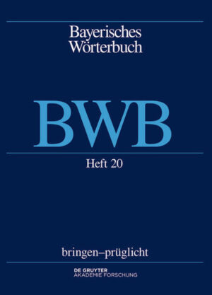 Bayerisches Wörterbuch (BWB): bringen  prüglicht | Bundesamt für magische Wesen