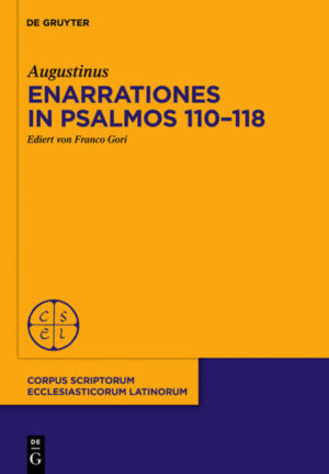 As part of the first critical edition of Augustine’s commentary on the Psalms, the edition of Expositions on Psalms 101-150 was developed in collaboration between the CSEL and the Istituto Patristico Augustinianum (Rome). This volume completes the sub-project, developed by Franco Gori together with Angelo De Nicola.