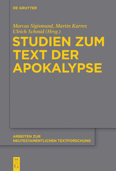 Derzeit wird die Editio critica maior der Apokalypse vorbereitet, die manche Änderung am Text bringen wird. Die Beiträge des Bandes widmen sich Fragen, die der Edition vorausgehen müssen. Sie prüfen Charakteristika von Handschriften, angefangen bei Marginalien und bis hin zum Ort der Apk in Codices. Sie untersuchen die beiden für die Neuzeit grundlegenden Editionen, den Erasmus-Text samt seinen Auswirkungen auf Apk-Handschriften und den sog. Complutense-Text der Apk. Sie wenden sich exemplarisch für die alten Übersetzungen der Apk, die textgeschichtlich relevant sind, dem Lateinischen, Sahidischen, Äthiopischen und Nubischen zu. Sie sprechen schließlich ein besonderes Problem an: Da die Apk eine semitisierende Rhetorik pflegt, klang sie in der Überlieferung vielleicht manchmal so befremdend, dass sekundäre Schreibfehler als Grundtext erachtet wurden. Daher ist die semitisierend-griechische Stilistik des Werks zu prüfen, bevor die künftige Edition weiterhin die derzeit große Zahl grammatischer und syntaktischer Verstöße im Text erlaubt. Am Ende des Bandes steht schließlich ein Beitrag zu Text und Illustration der Apk. Alle Beiträge führen die Kenntnis über die Textgeschichte der Apk erheblich weiter.