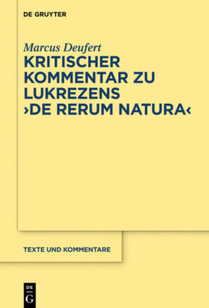 Kritischer Kommentar zu Lukrezens "De rerum natura" | Bundesamt für magische Wesen