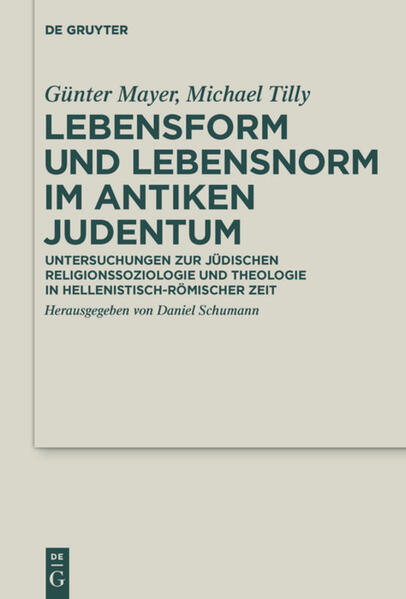 Der Band versammelt 17 Beiträge des bereits verstorbenen Judaisten Günter Mayer (1936-2004) und des Tübinger Neutestamentlers Michael Tilly, seines langjährigen Mitarbeiters. Das breite Spektrum an Themen aus dem Bereich des hellenistischen und rabbinischen Judentums umfasst u.a. Arbeiten zur Geschichte der Bibel, zur Sozialisation und Erziehung des Kindes, zum antiken Funeralwesen und zur Rezeptionsgeschichte biblischer Prophetentexte.