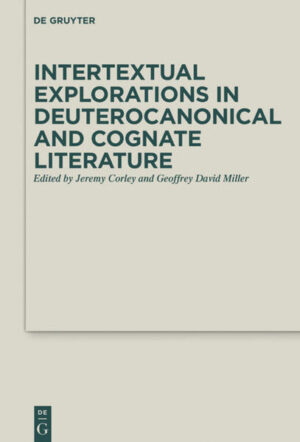 This volume explores the fundamentals of intertextual methodology and summarizes recent scholarship on studies of intertextuality in the deuterocanonical books. The essays engage in comparison and analysis of text groups and motifs between canonical, deuterocanonical and non-biblical texts. Moreover, the book pays close attention to non-literary relationships between different traditions, a new feature of research in intertextuality.