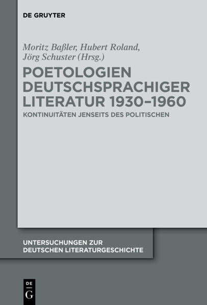 Poetologien deutschsprachiger Literatur 1930-1960 | Bundesamt für magische Wesen