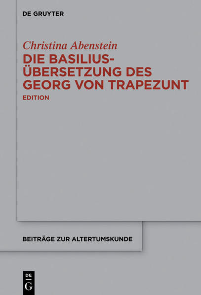 Die Basilius-Übersetzung des Georg von Trapezunt | Bundesamt für magische Wesen