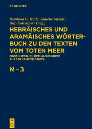 Die Handschriften aus Qumran und weiteren Fundorten bieten einen einzigartigen Einblick in das Hebräische und Aramäische der Zeit des Zweiten Tempels. Das philologische Wörterbuch erschließt in der Tradition der kritischen Lexikographie antiker Texte erstmals umfassend den nichtbiblischen Wortschatz dieser Quellen (neben den Texten vom Toten Meer auch Geniza-Manuskripte), und ordnet ihn in die hebräische bzw. aramäische Sprachgeschichte ein.