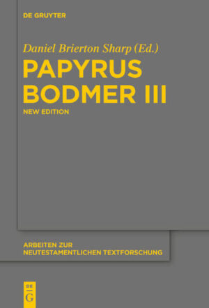 As a witness to the early Koptologie and Greek Biblical traditions, Papyrus Bodmer III is of vital interest to biblical scholars. This updated transcription is unique in providing readers with direct access to the original text by positioning digital images of the actual papyrus side by side with a new transcription of each page. Over 100 corrections to Kasser's 1958 transcription underscore the importance of this book for serious students of the New Testament.A detailed introduction examines the provenance, codex and paleography of P. Bodmer III, presents the singular readings discovered in the text, and separates these readings into meaningful categories. Finally, the appendices provide a complete list of the 1,960 singular readings, a brief description of the 119 corrections made by the original scribe, and a quick reference to the location of all corrections to Kasser's 1958 transcription, as well as corrections to citations in the NA 28th edition.This work will prove a valuable asset to anyone interested in Koptologie Biblical studies, New Testament textual criticism, scribal habits, and other related fields.
