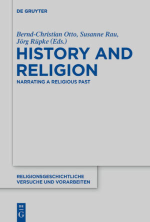 History is one of the most important cultural tools to make sense of one’s situation, to establish identity, define otherness, and explain change. This is the first systematic scholarly study that analyses the complex relationship between history and religion, taking into account religious groups both as producers of historical narratives as well as distinct topics of historiography. Coming from different disciplines, the authors of this volume ask under which conditions and with what consequences religions are historicised. How do religious groups employ historical narratives in the construction of their identities? What are the biases and elisions of current analytical and descriptive frames in the History of Religion? The volume aims at initiating a comparative historiography of religion and combines disciplinary competences of Religious Studies and the History of Religion, Confessional Theologies, History, History of Science, and Literary Studies. By applying literary comparison and historical contextualization to those texts that have been used as central documents for histories of individual religions, their historiographic themes, tools and strategies are analysed. The comparative approach addresses circum-Mediterranean and European as well as Asian religious traditions from the first millennium BCE to the present and deals with topics such as the origins of religious historiography, the practices of writing and the transformation of narratives.