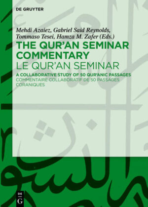 The present volume is the work of 25 scholars who represent various specializations important to the study of the Qur'an, including Arabic language, comparative Semitic linguistics, paleography, epigraphy, history, rhetorical theory, hermeneutics, and Biblical studies. The starting point of this work was a series of five international conferences on the Qur'an at the University of Notre Dame over the academic year 2012-13, although the commentaries contributed during those conferences have been carefully edited to avoid repetition. Readers of The Qur'an Seminar Commentary will find that the 50 passages selected for inclusion in this work include many of the most important and influential elements of the Qur'an, including: -Q 1, al-Fatiha-Q 2:30-39, the angelic prostration before Adam-Q 2:255, the “Throne Verse”-Q 3:7, the muhkamat and mutashabihat-Q 4:3, polygamy and monogamy-Q 5:112-15, the table (al-ma'ida) from heaven-Q 9:29, fighting the People of the Book and the jizya-Q 12, the story of Joseph-Q 24:45, the “Light Verse”-Q 33:40, the “seal of the prophets”-Q 53, the “satanic verses”-Q 96, including the passage often described as the “first revelation”-Q 97, the “night of qadr”-Q 105, the “Companions of the Elephant”-Q 112, on God and the denial of a divine son The collaborative nature of this work, which involves a wide range of scholars discussing the same passages from different perspectives, offers readers with an unprecedented diversity of insights on the Qur'anic text.