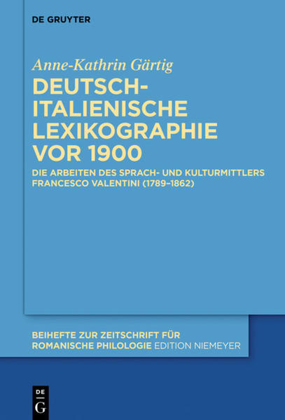 Deutsch-italienische Lexikographie vor 1900 | Bundesamt für magische Wesen